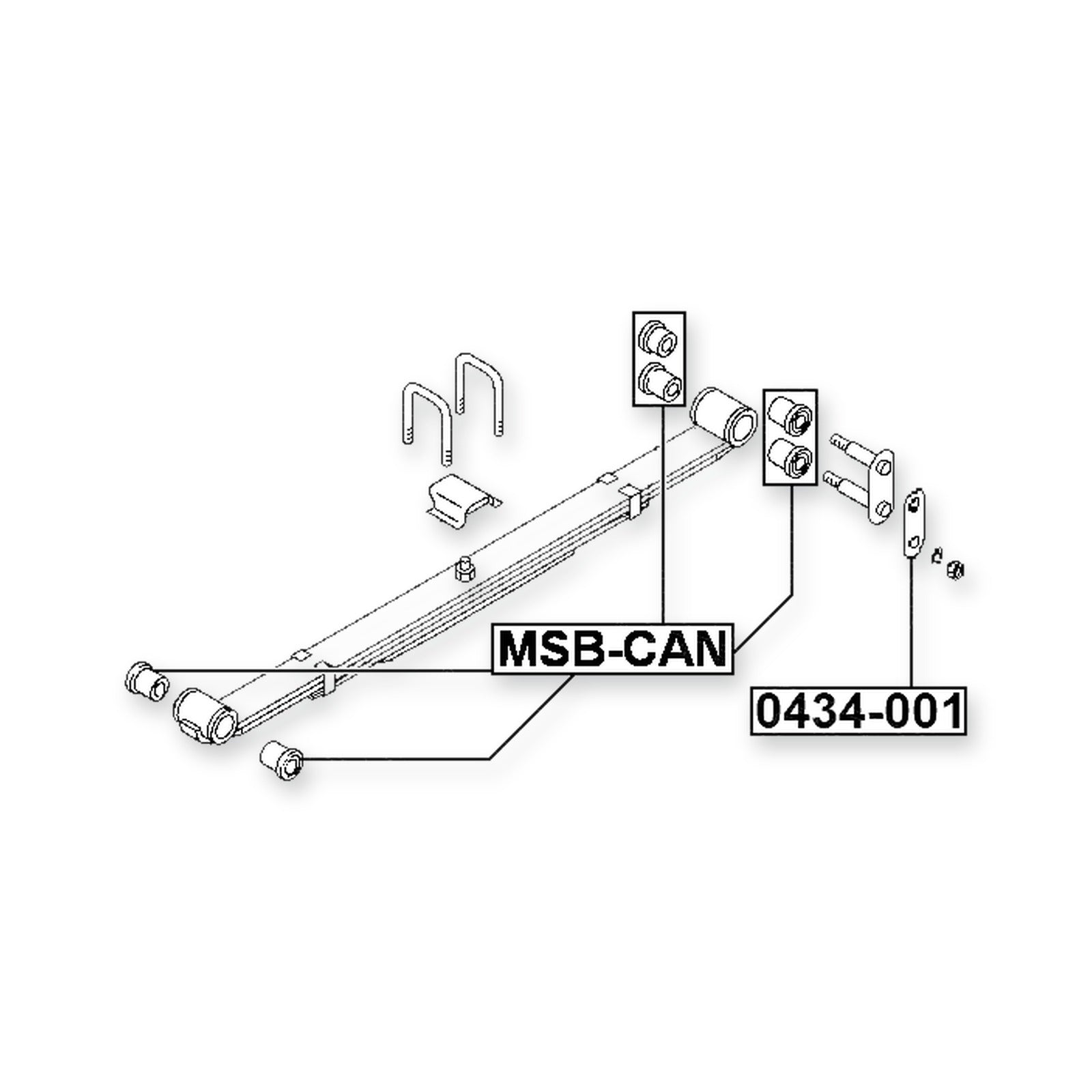 Chrysler Import Leaf Spring Bushing Collar
