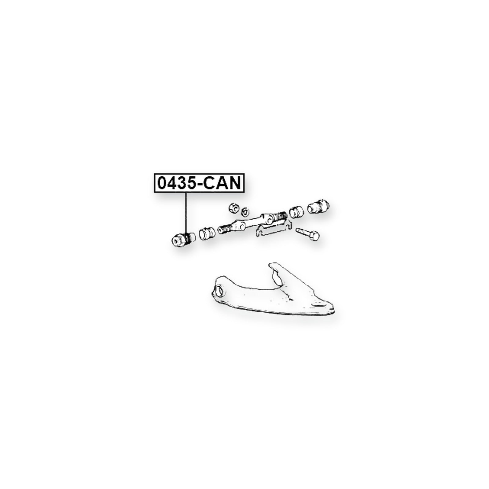 Chrysler Import Upper Arm Threaded Bushing