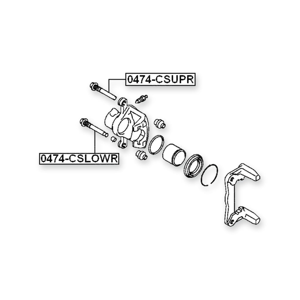 Toyota Agya/Wigo Rear Upper Caliper Slide Pin & More