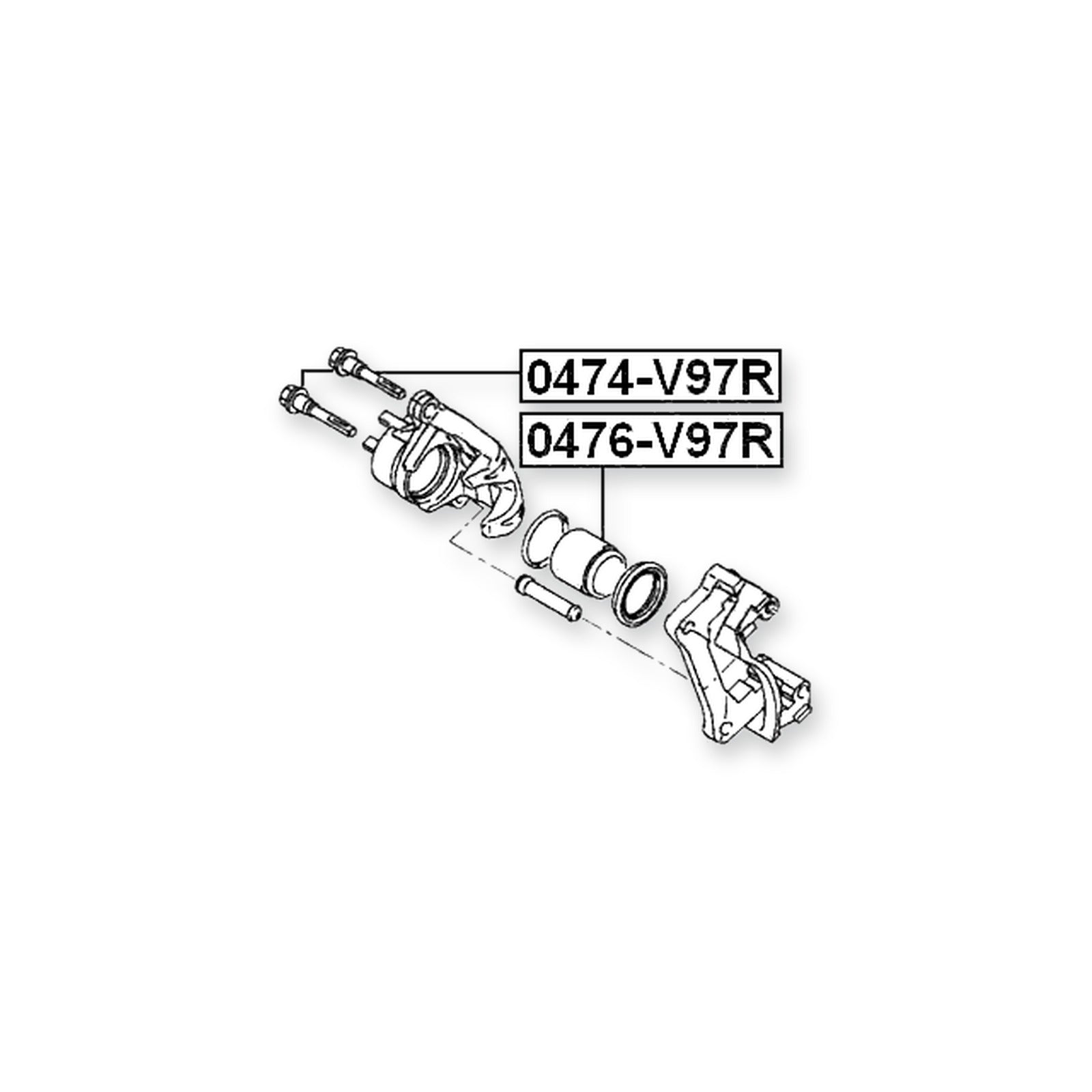 Toyota Sequoia Rear Caliper Slide Pin