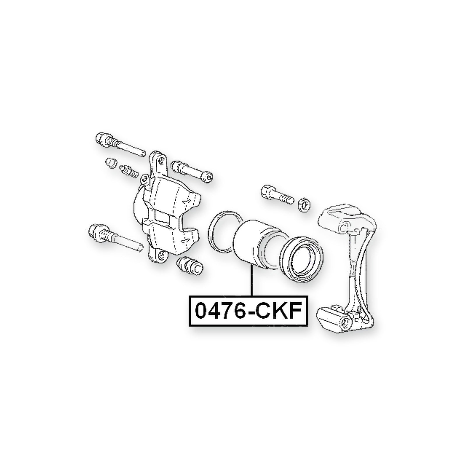 Toyota Cami Front Caliper Piston D54 & More