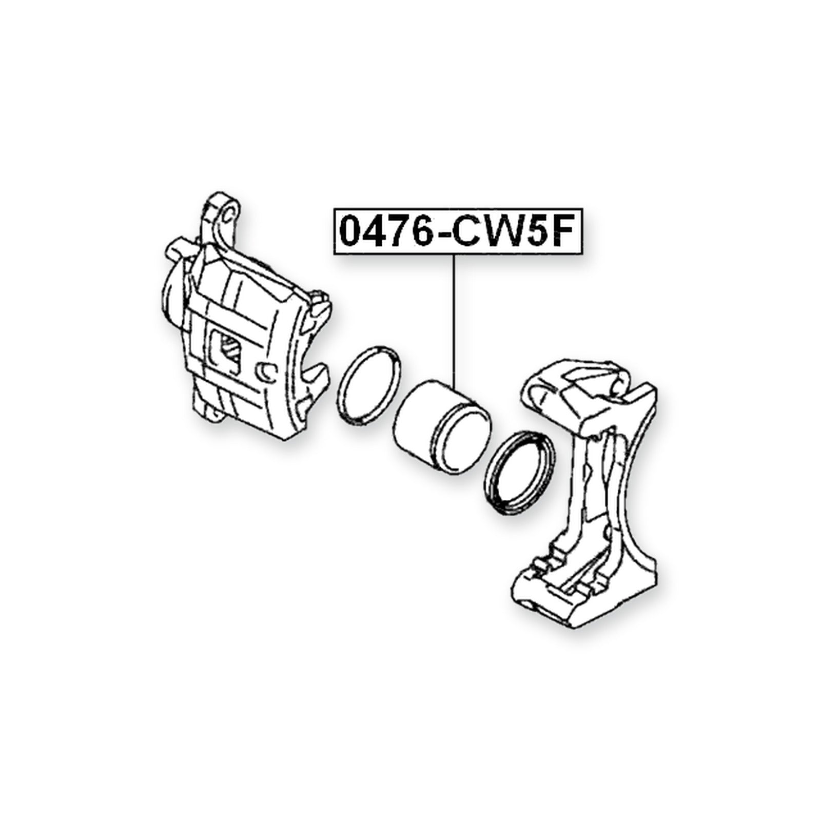Toyota Corolla Front Caliper Piston D57.1 & More