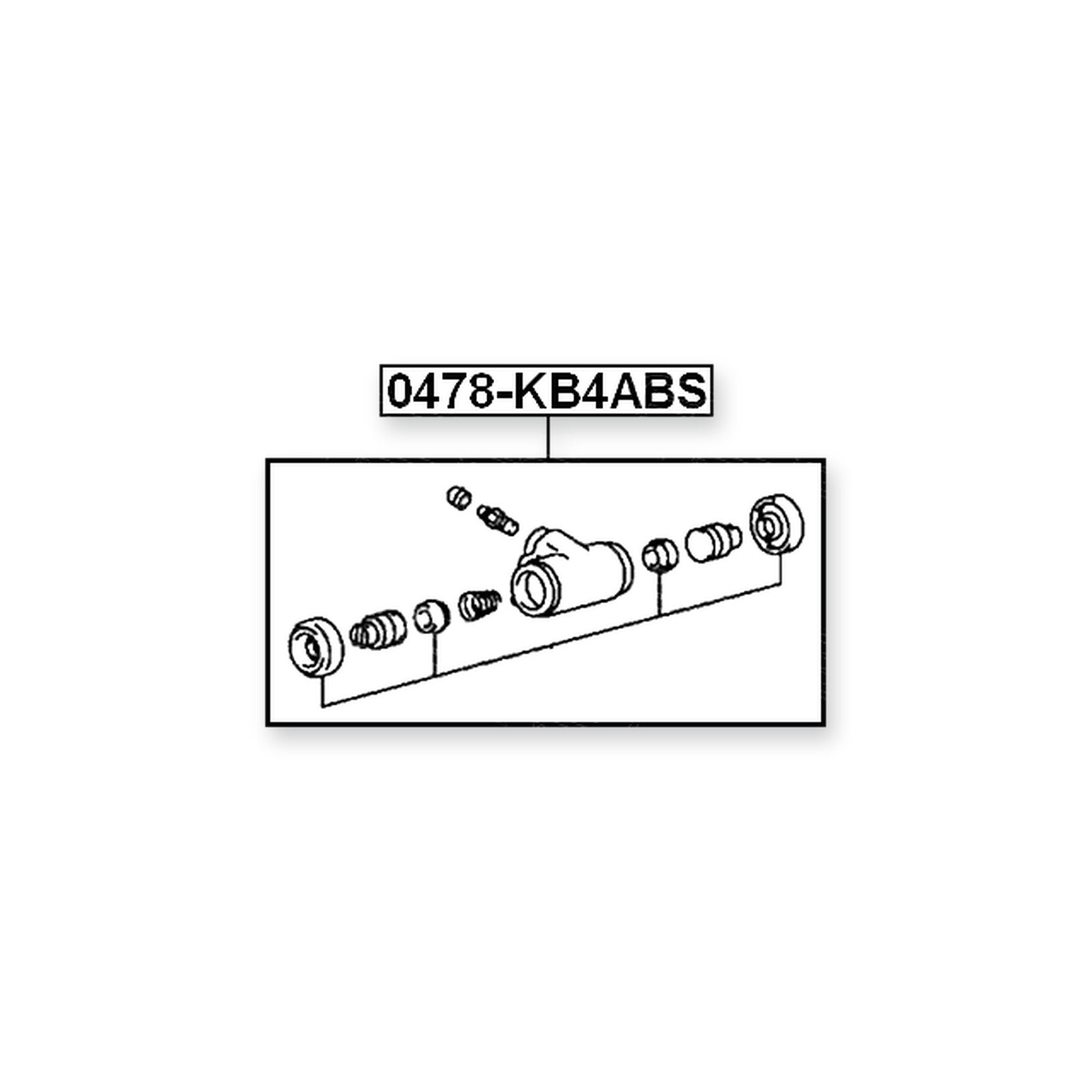 Mitsubishi L200 Rear Wheel Brake Cylinder