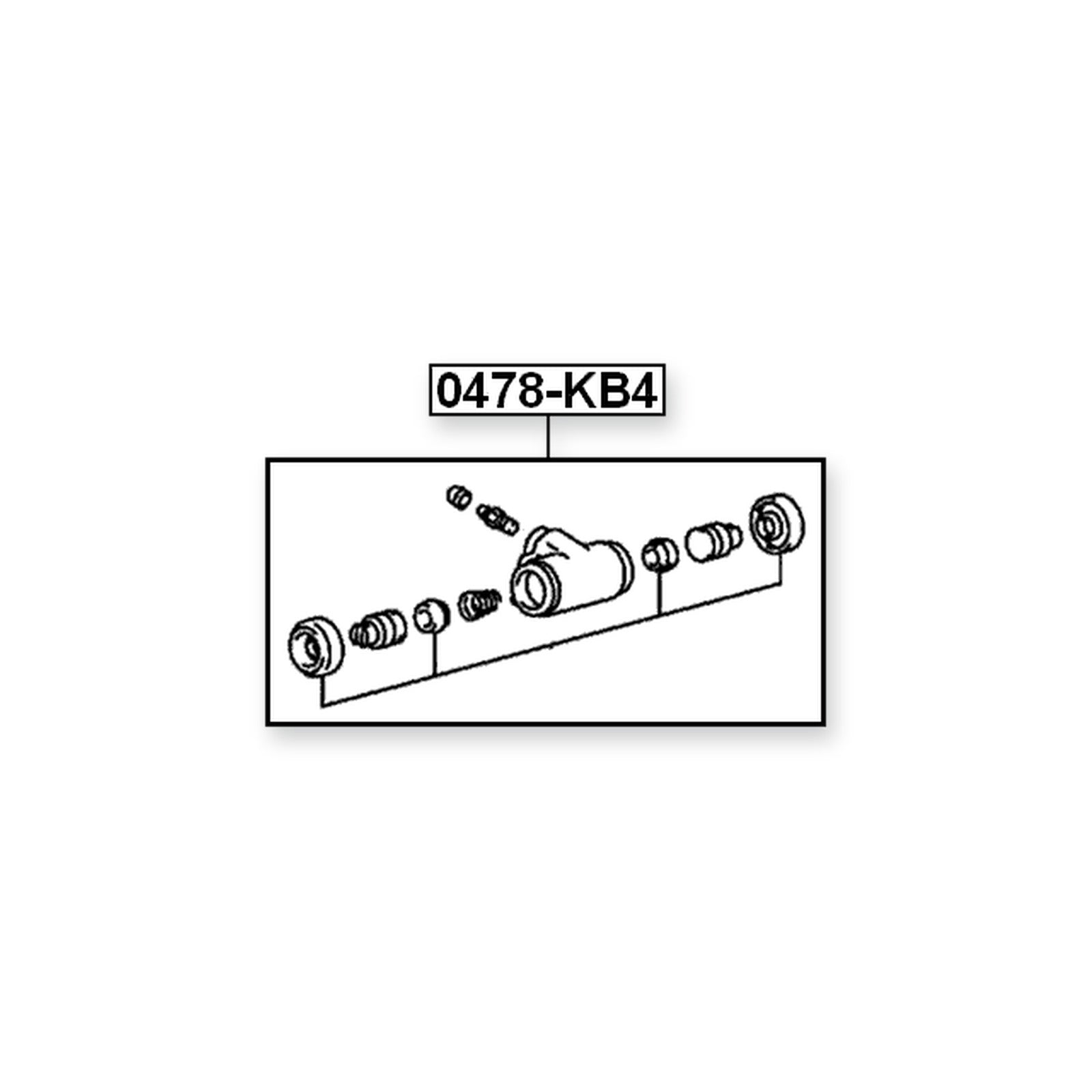 Mitsubishi L200 Rear Wheel Brake Cylinder