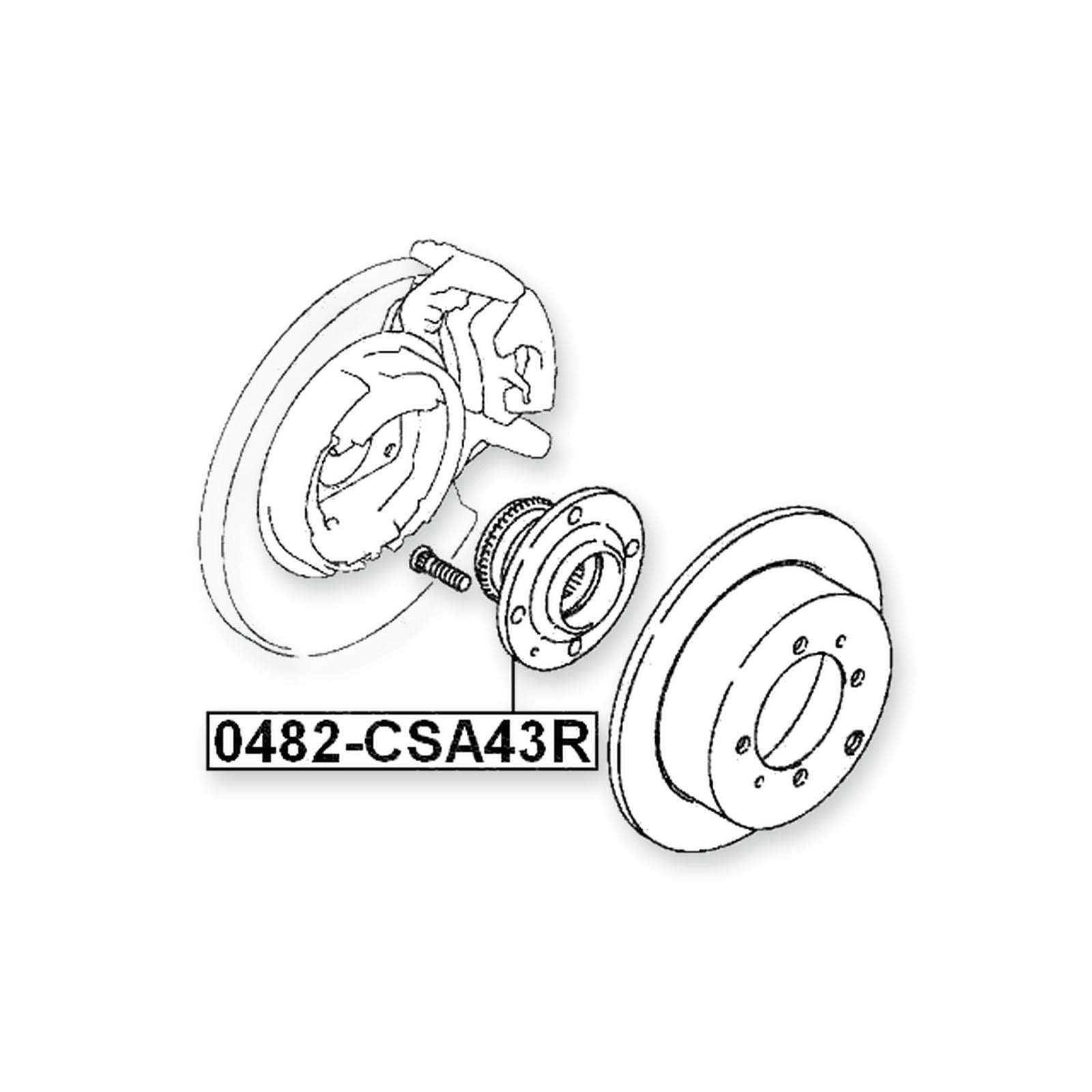 Mitsubishi Dion Rear Wheel Hub