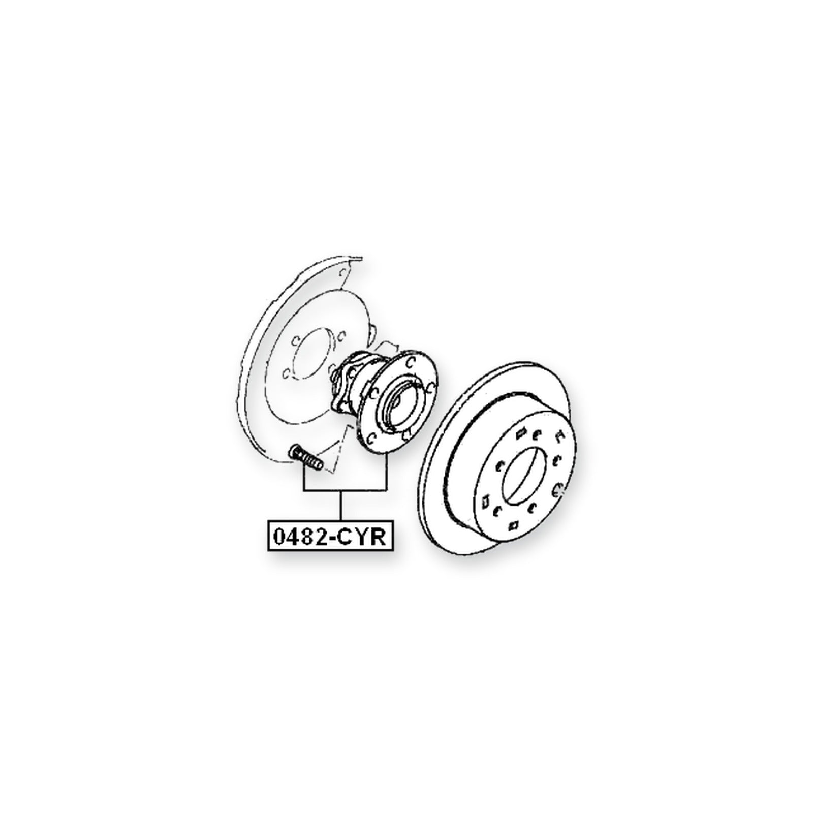Citroen C4 Rear Wheel Hub 2011-on