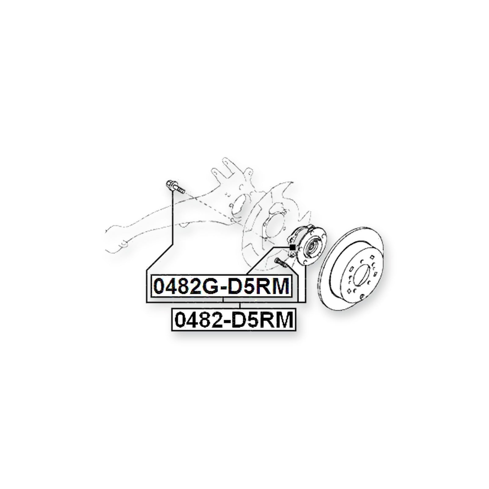 Citroen C-Crosser Rear Wheel Hub 2007-2012