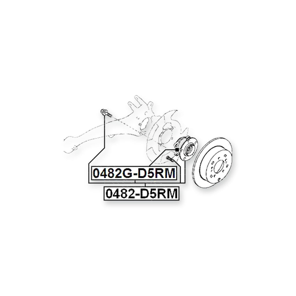 Mitsubishi Delica D:5 Rear Wheel Hub