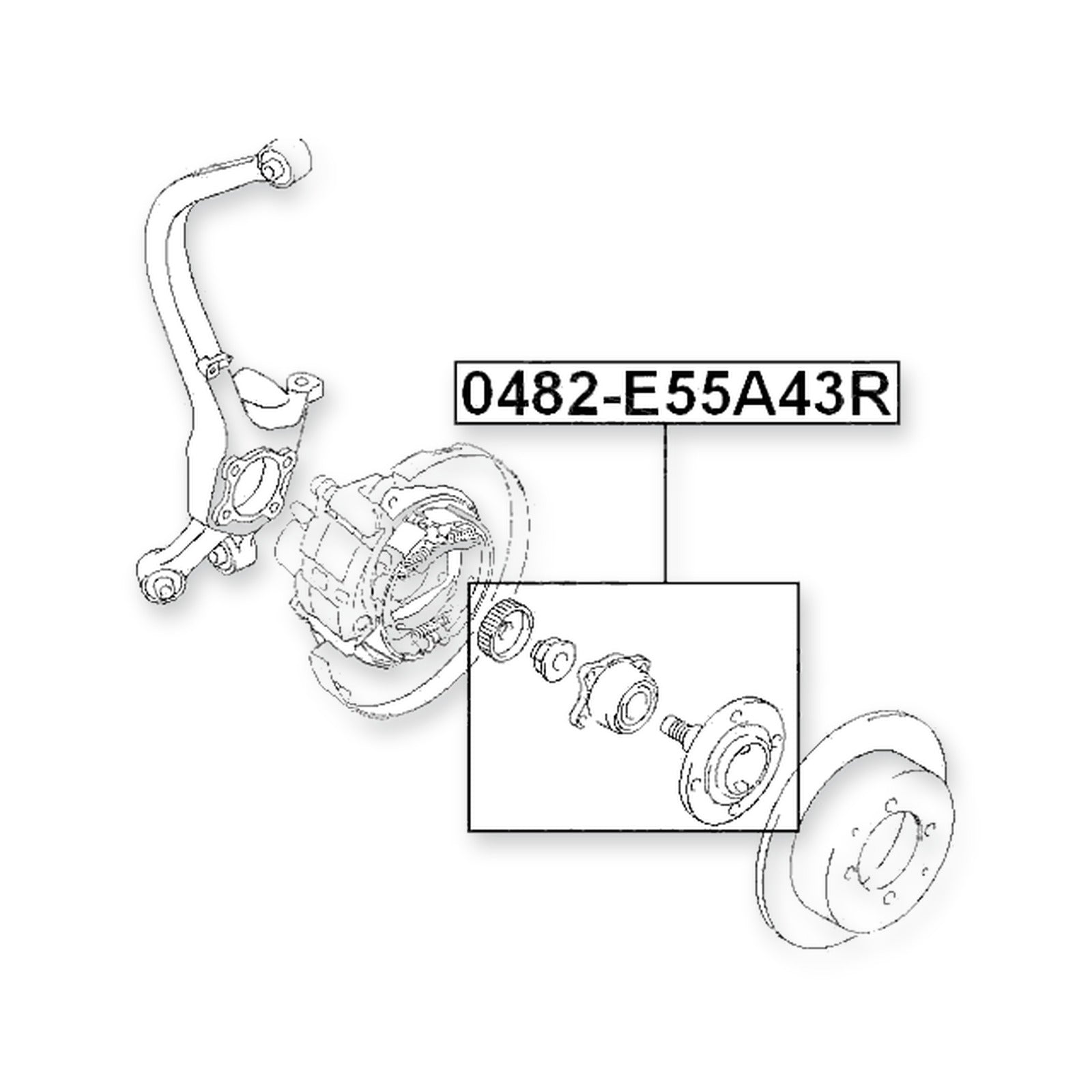 Mitsubishi Galant Rear Wheel Hub