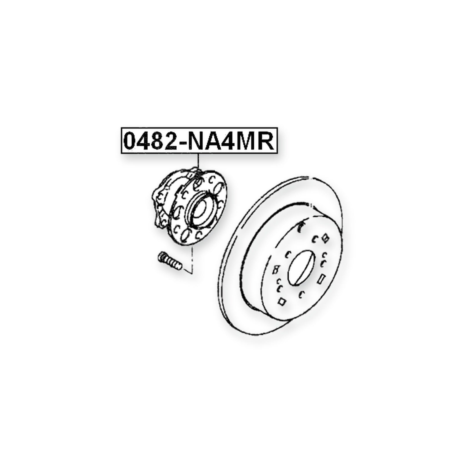Mitsubishi Grandis NA4W Rear Wheel Hub