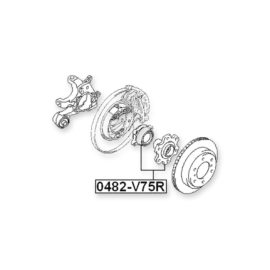Mitsubishi Montero Rear Wheel Hub