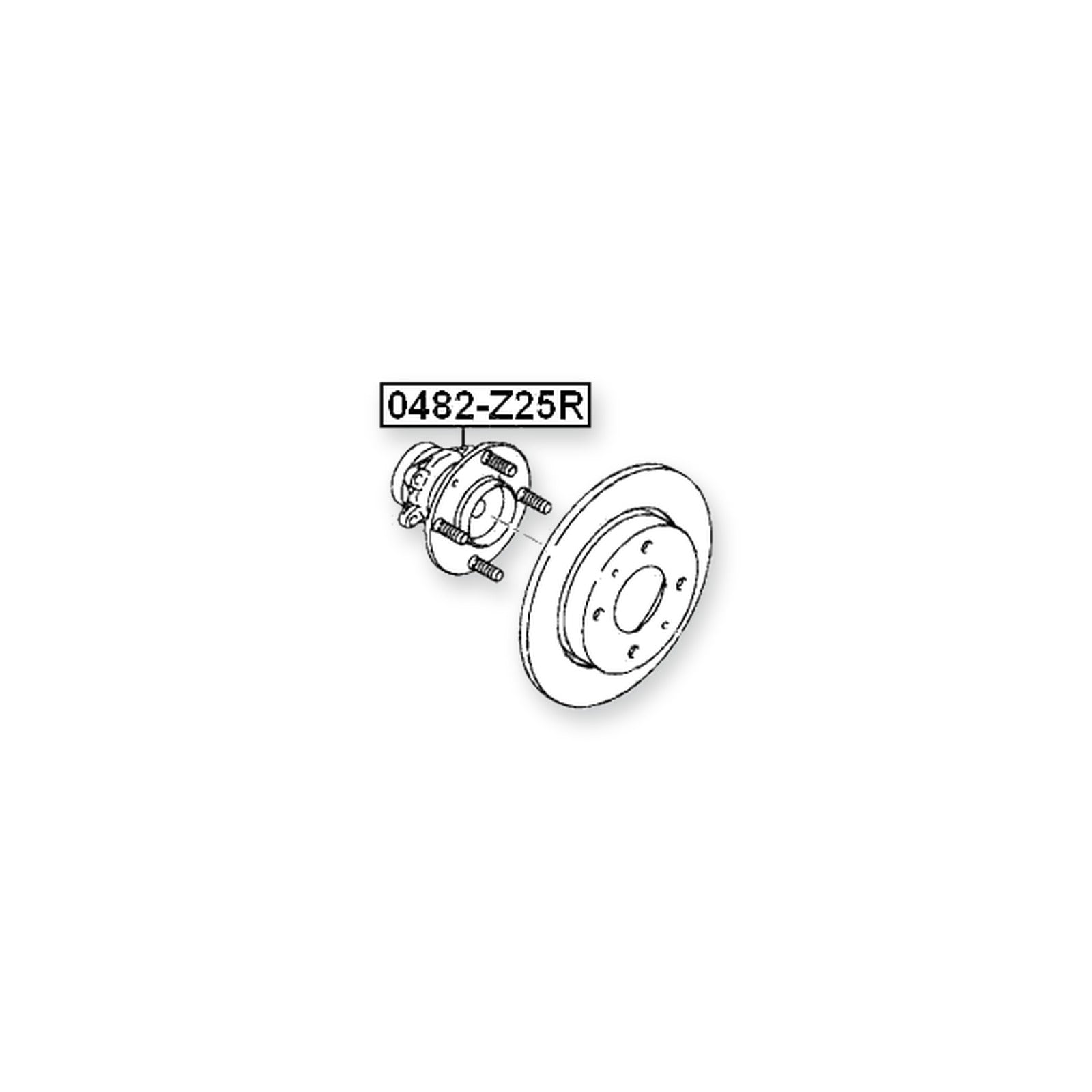 Mitsubishi Colt Z21A/Z22A/Z23A/Z2 Rear Wheel Hub