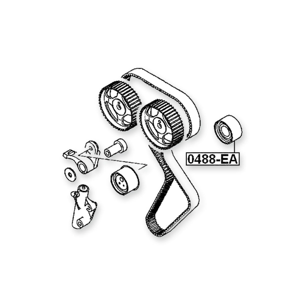 Mitsubishi Dion Pulley Idler Timing Belt