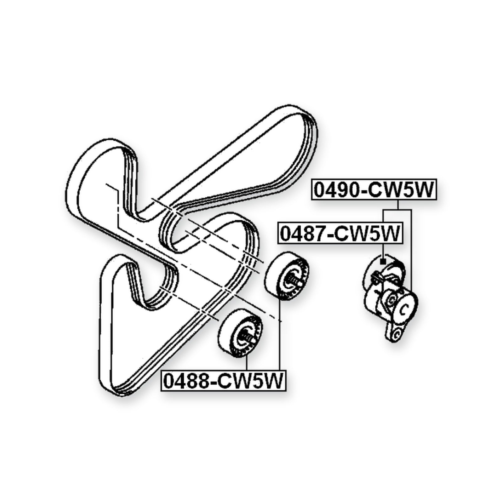 Mitsubishi Asx Belt Tensioner & More