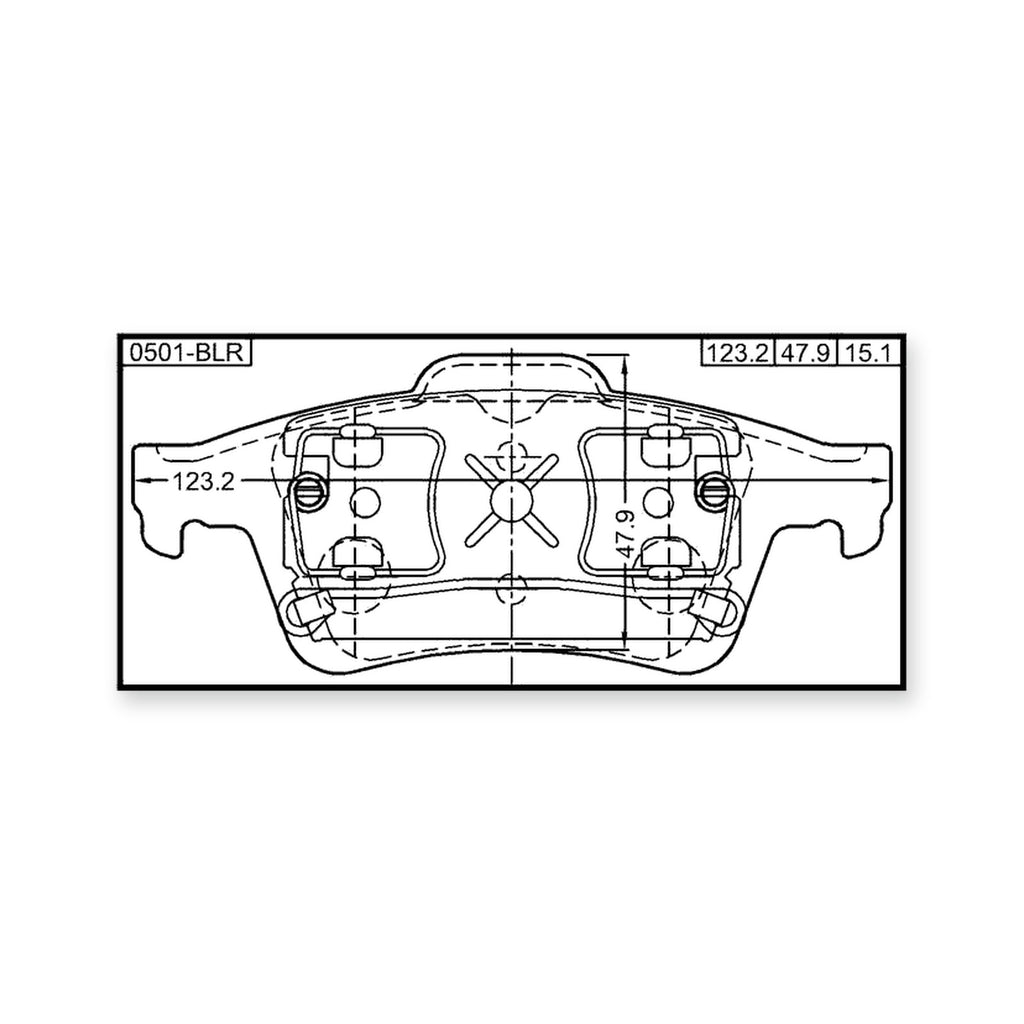 Ford C-Max Rear Pad Kit, Disc Brake (With Anti-Rattle Spring) & More