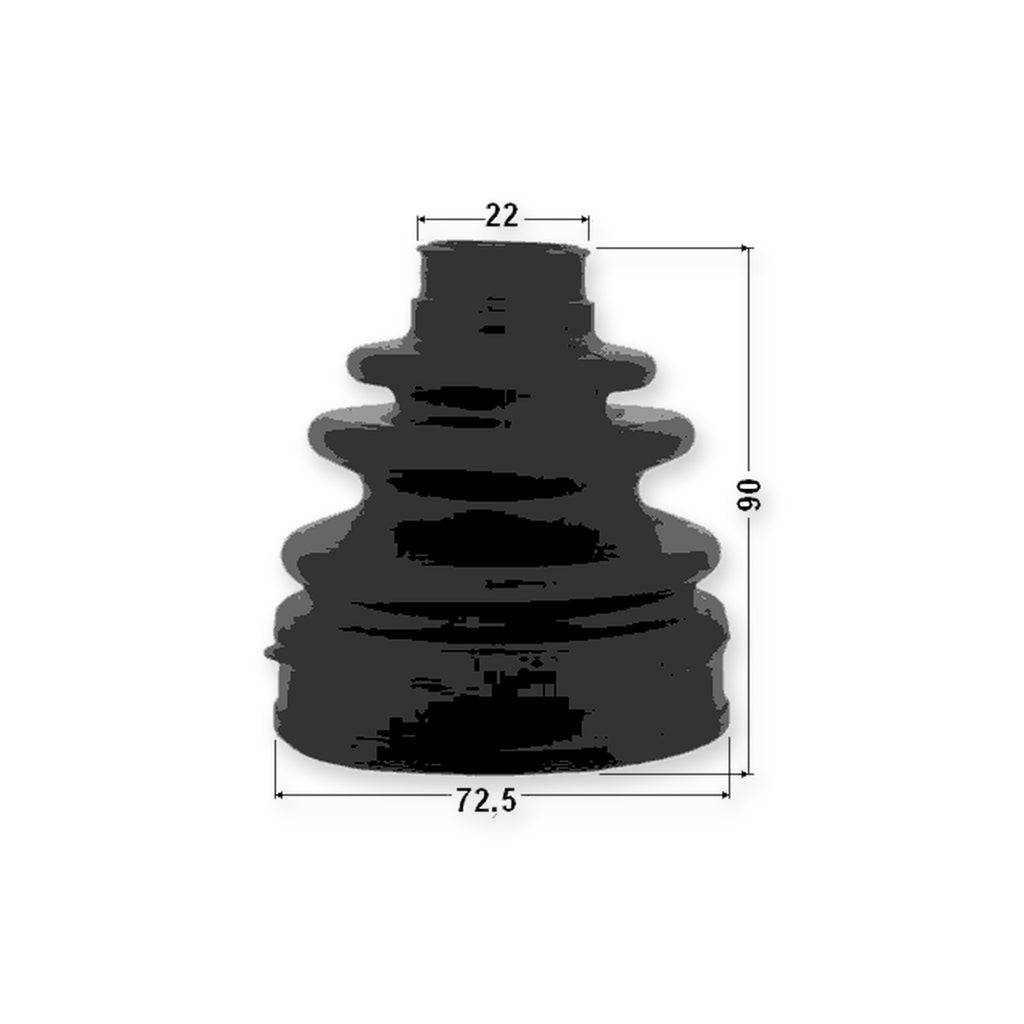 Mitsubishi Xpander Inner Boot CV Joint Kit 72.5X90X22