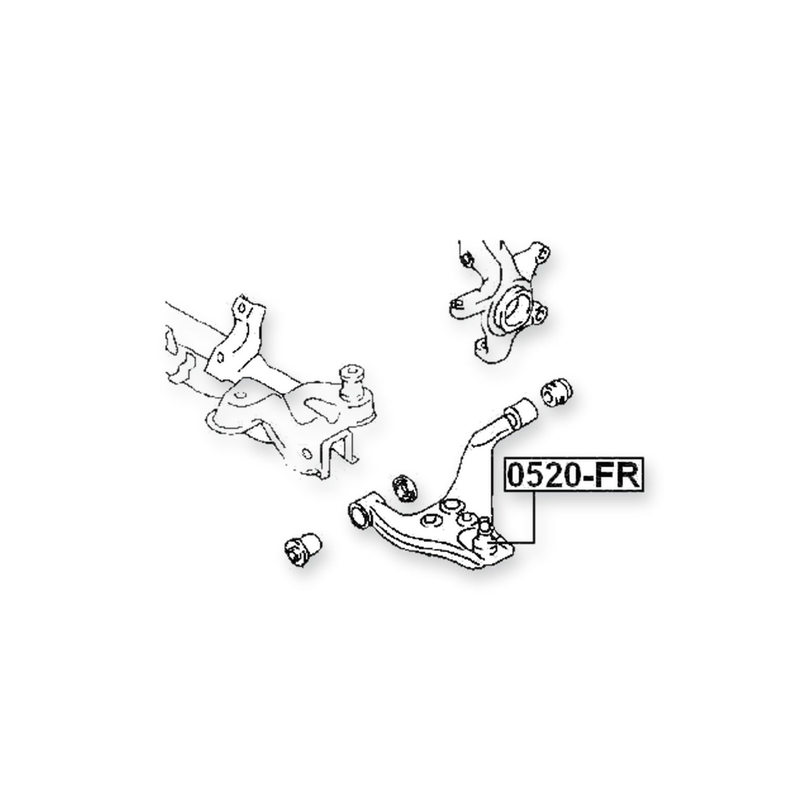 Mazda Bongo Friendee Front Lower Ball Joint Arm