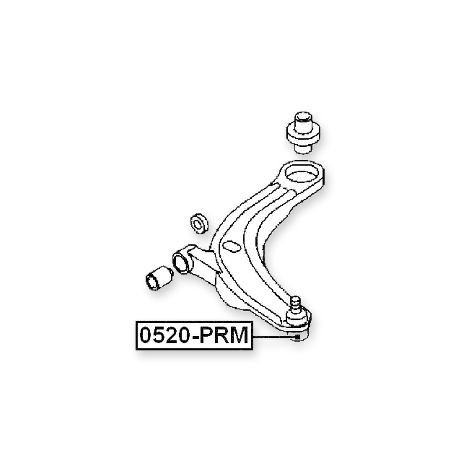 Kia Clarus Front Lower Ball Joint Arm