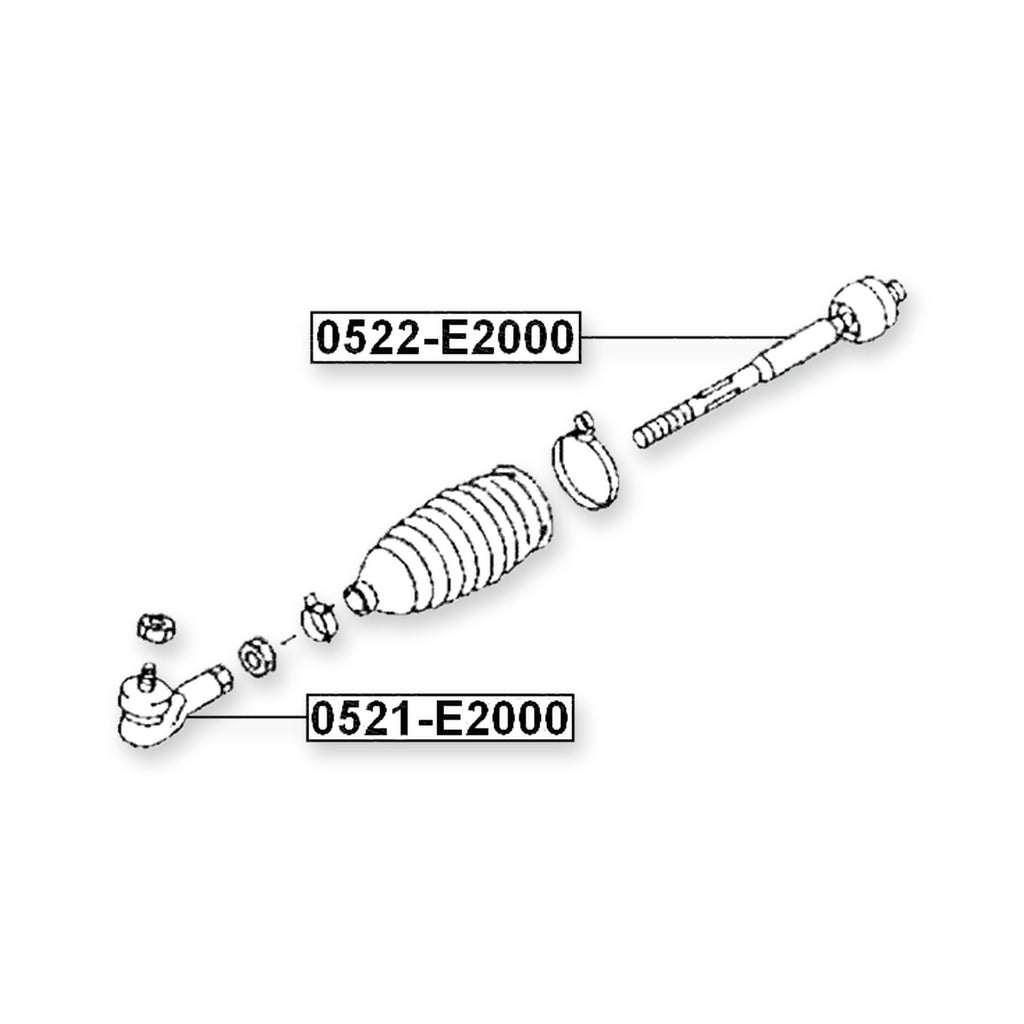 Mazda Bongo Buronyi Front Steering Tie Rod