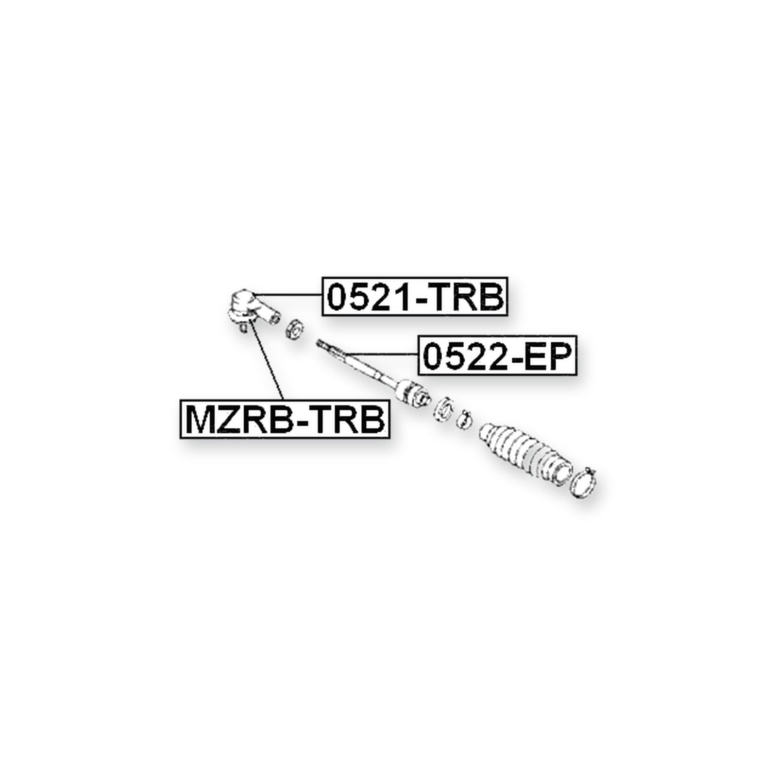 Ford Escape Front Steering Tie Rod