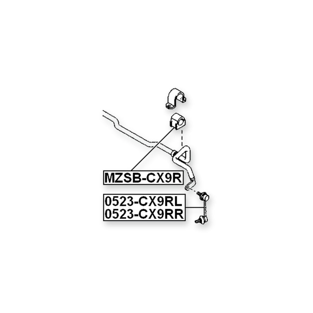 Mazda CX-9 Front Right Sway Bar Link