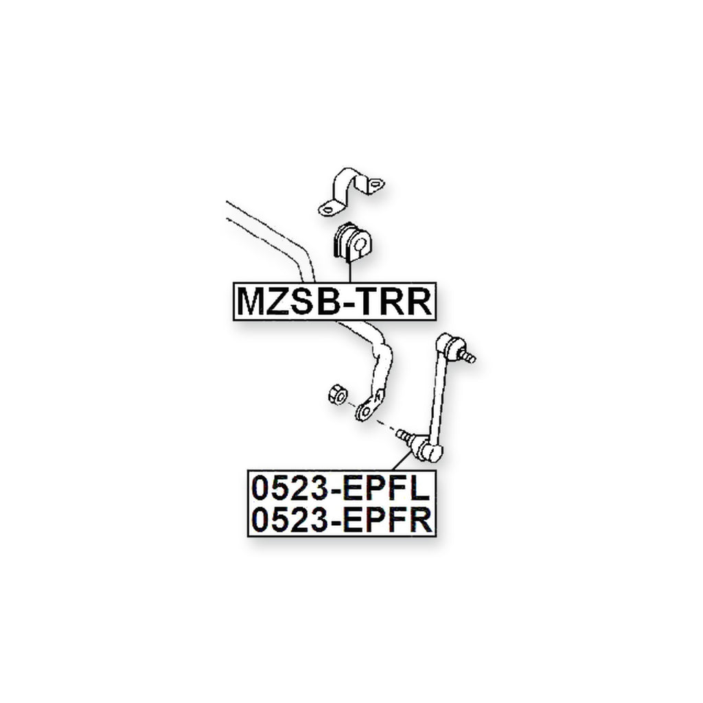 Mazda Escape Front Left Sway Bar Link