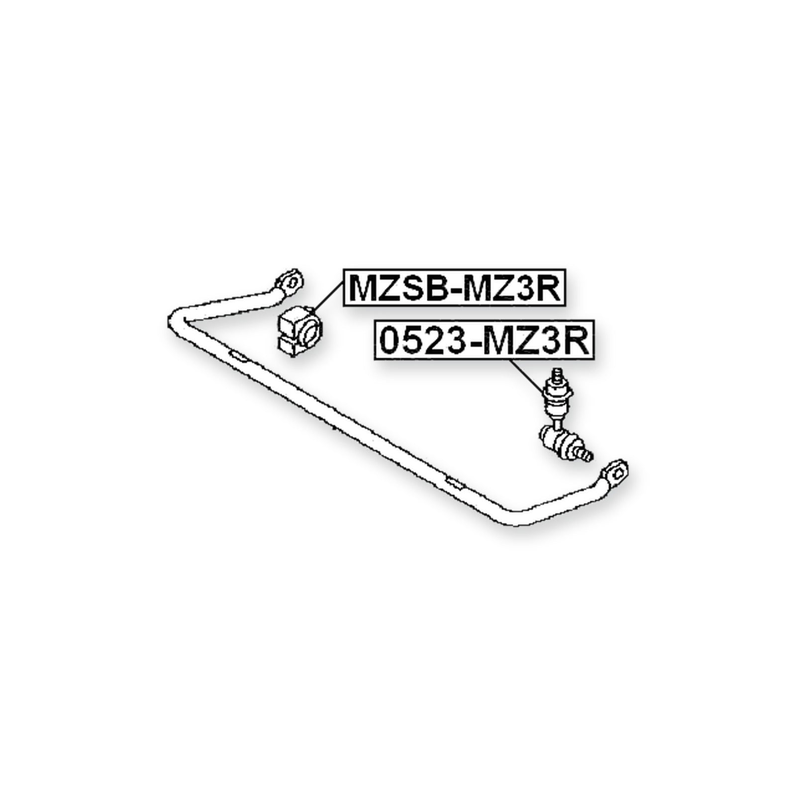 Volvo C30 Rear Sway Bar Link