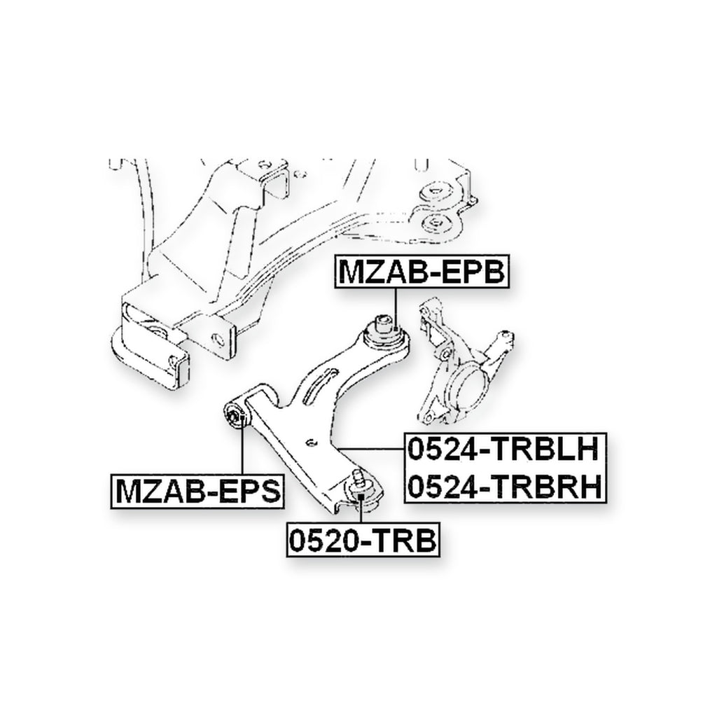 Mazda Tribute Front Left Control Arm