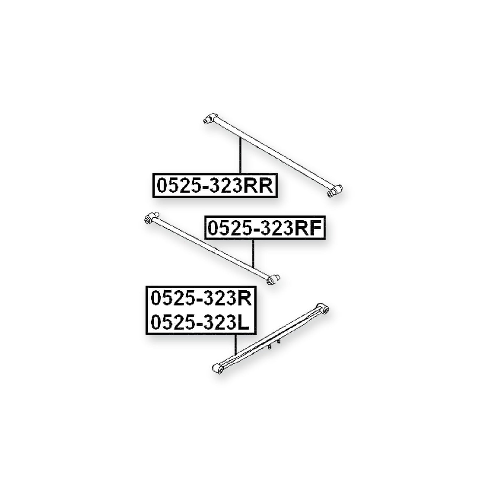 Mazda 323 Bj Front Transverse Link