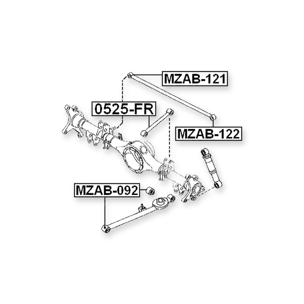 Mazda Bongo Friendee Rear Lower Trailing Rod