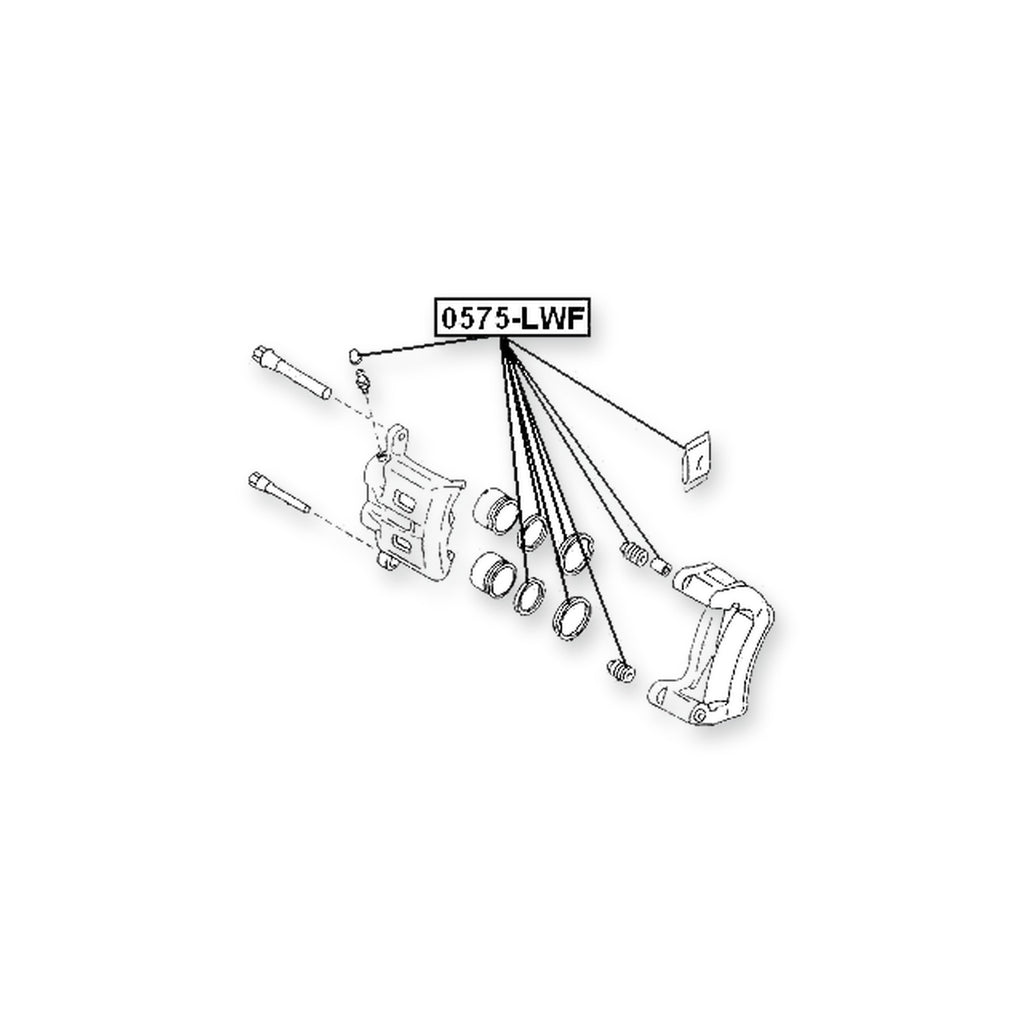 Mazda Bongo Buronyi Front Brake Caliper Repair Kit (Set For Two Sides)