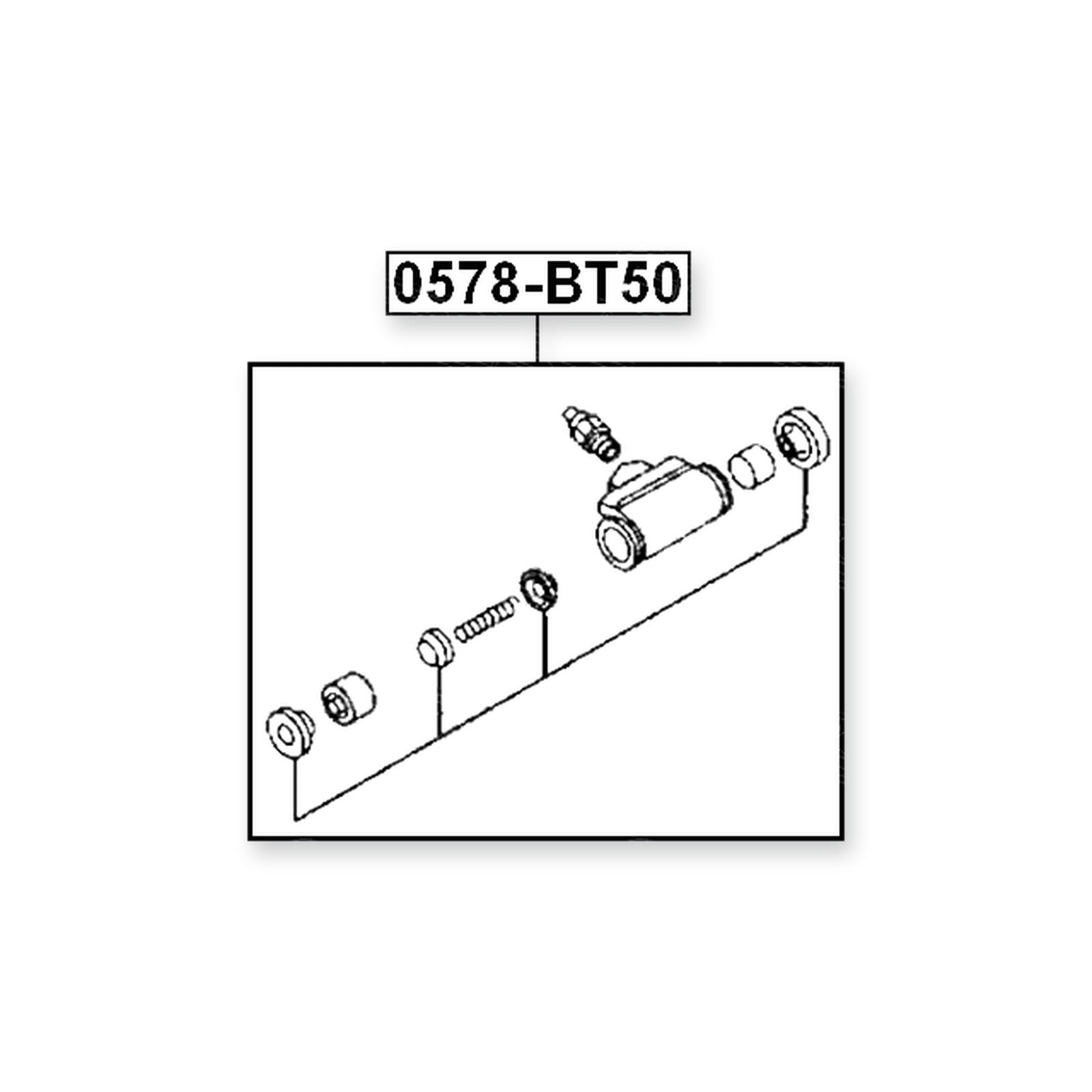 Ford Everest Rear Wheel Brake Cylinder