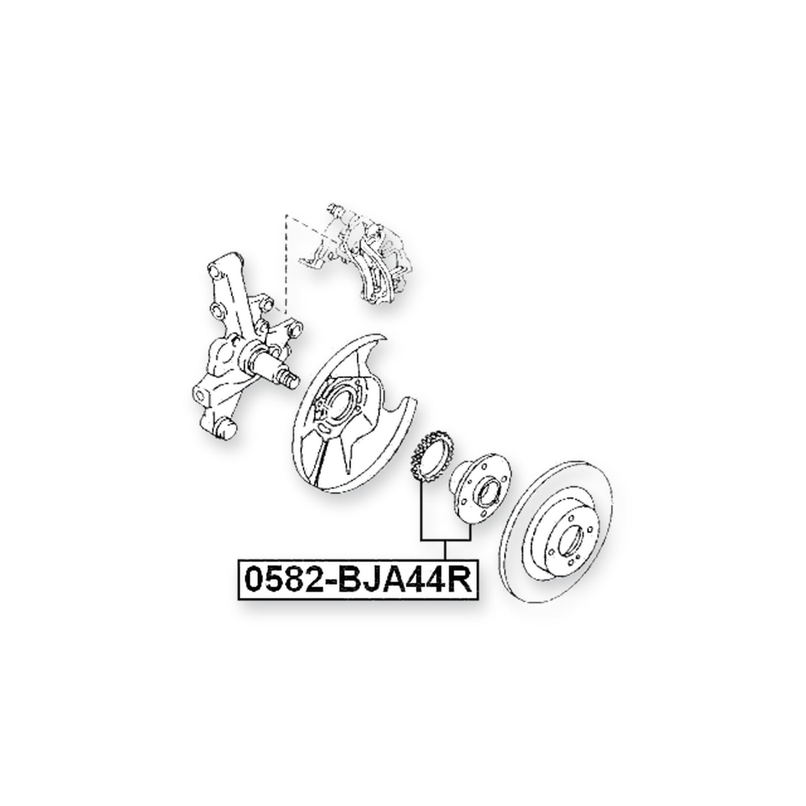 Mazda 323 Ba Rear Wheel Hub
