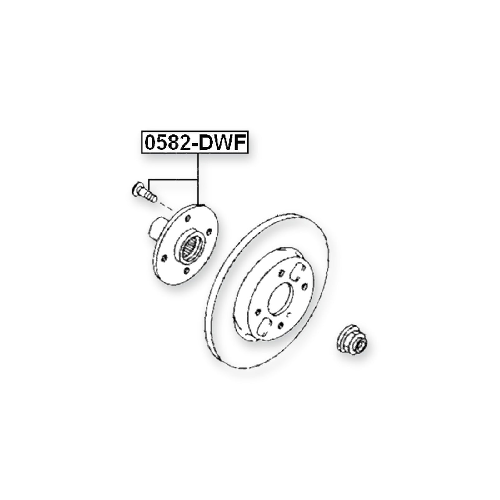 Mazda 121 Db Front Wheel Hub
