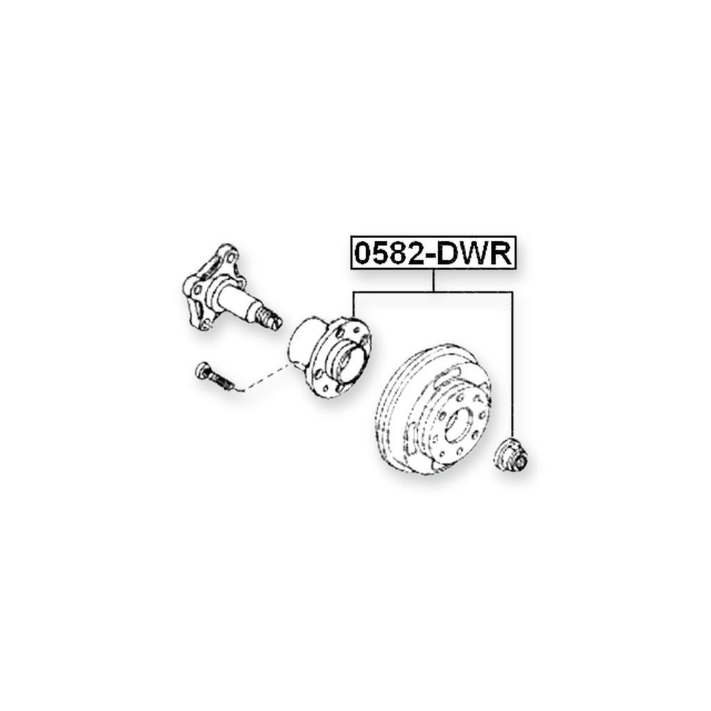 Mazda 121 Db Rear Wheel Hub