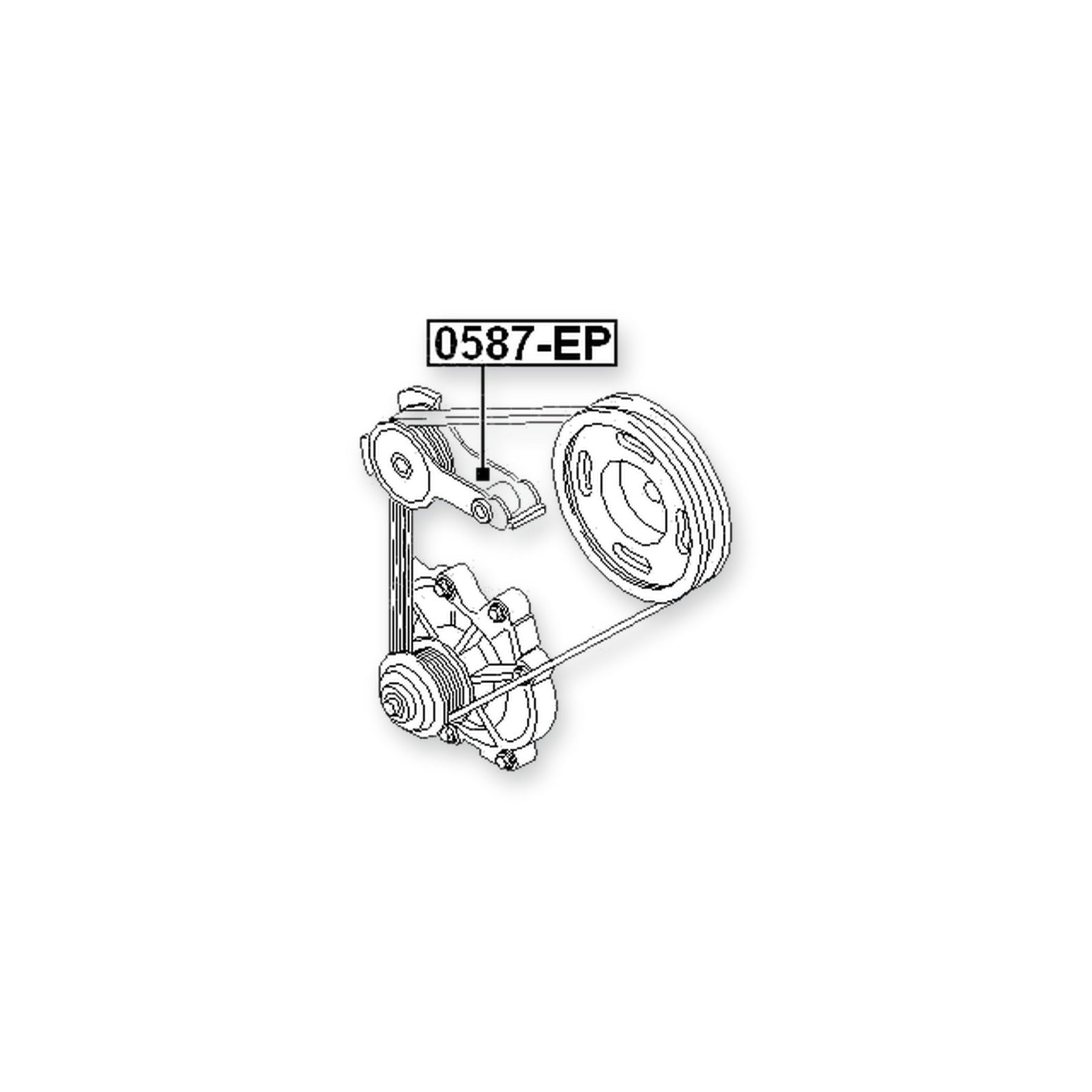 Ford Cougar Tension Pulley