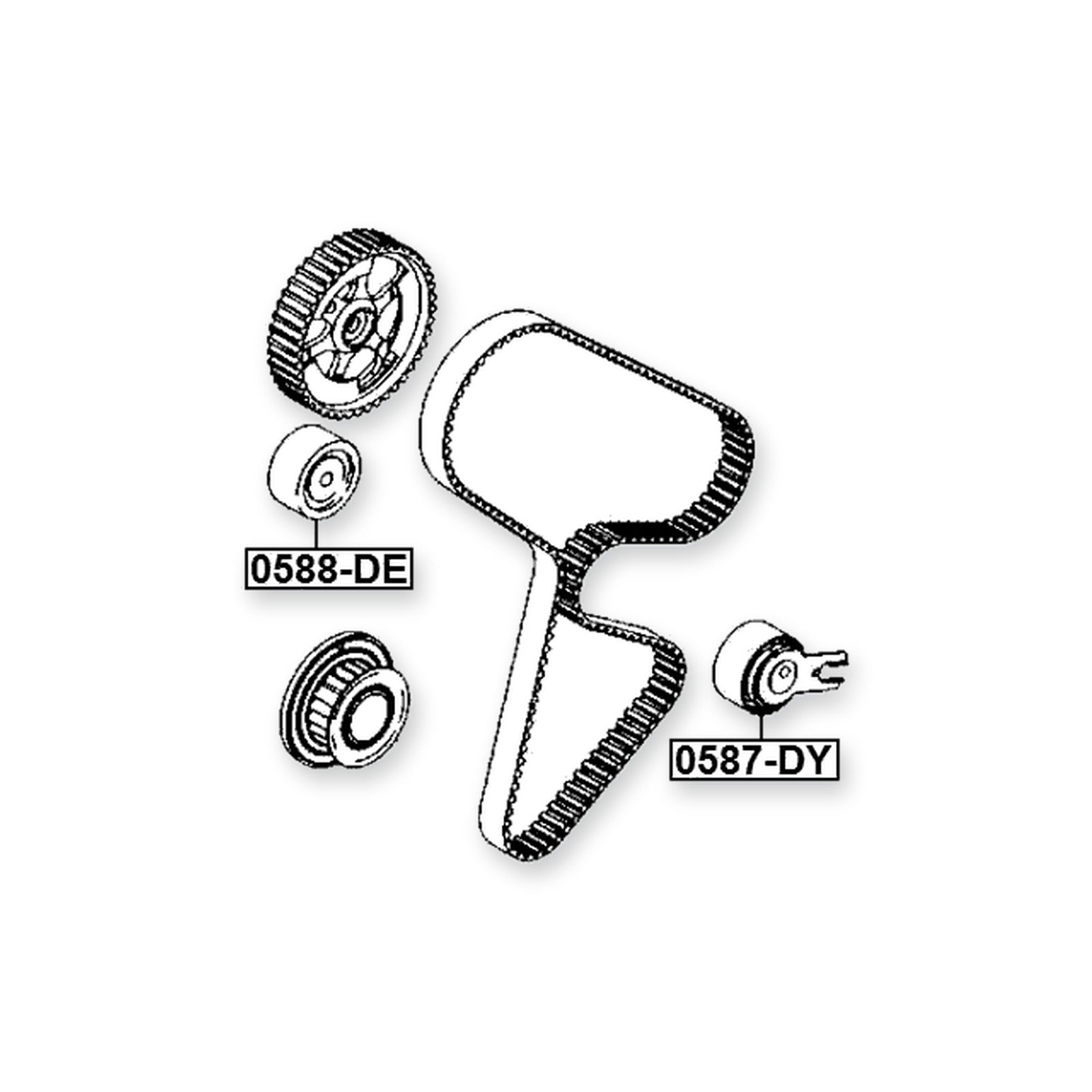 Ford B-Max CB2 Pulley Idler Timing Belt & More