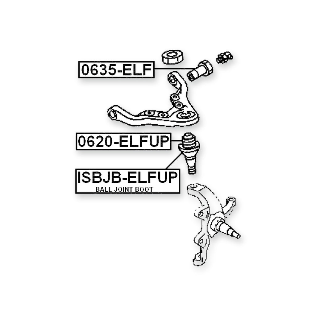 Isuzu Elf Front Upper Ball Joint Arm