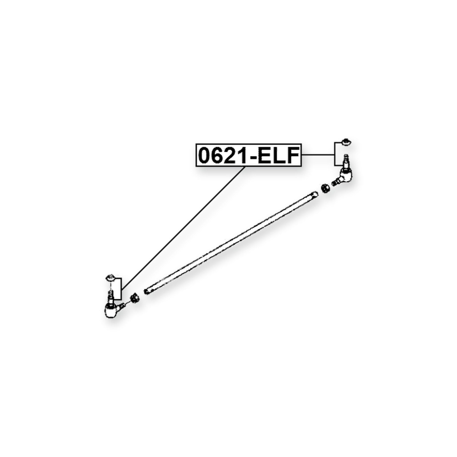 Isuzu Elf Nrk/Nhp/Npr Front Steering Tie Rod End