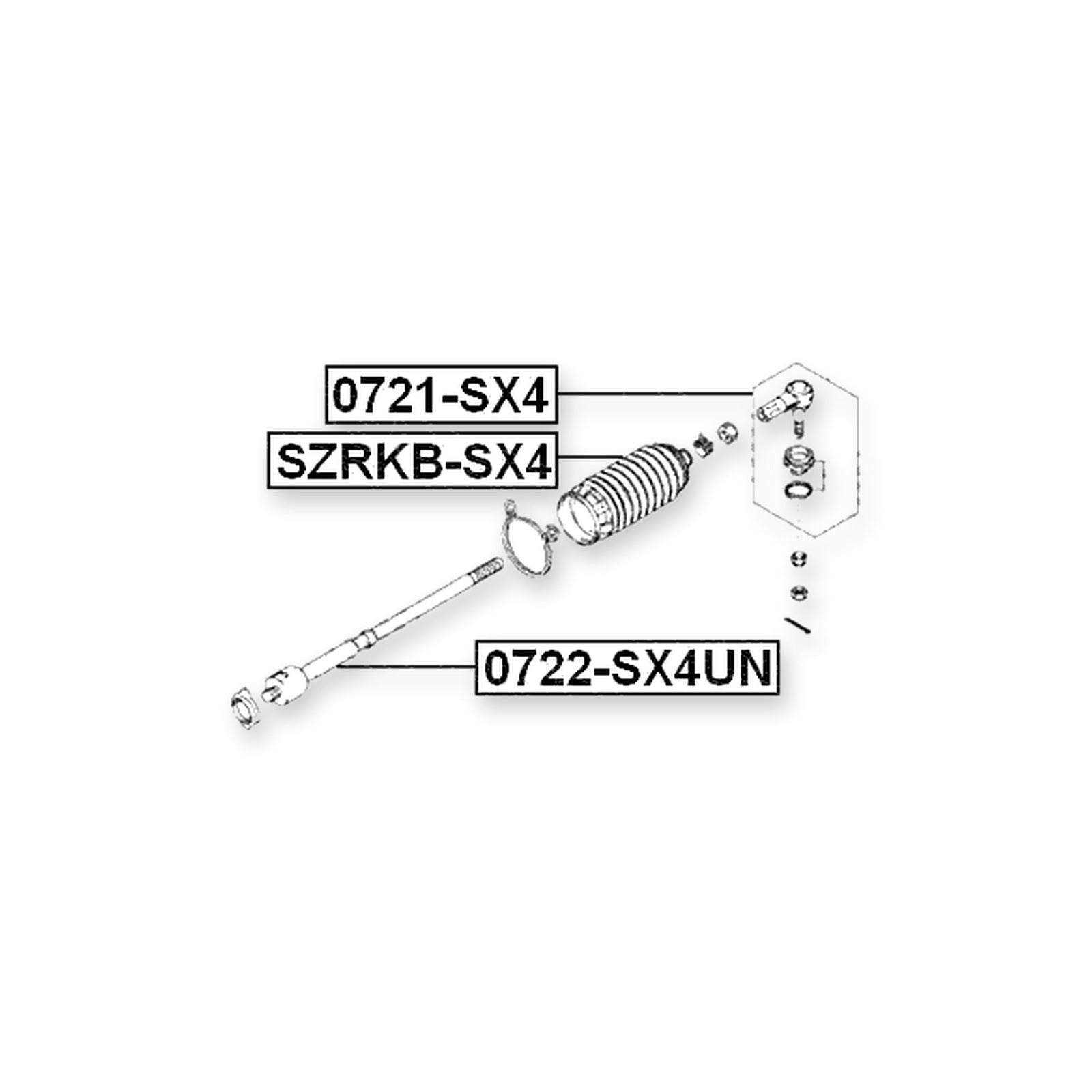 Front Steering Tie Rod End