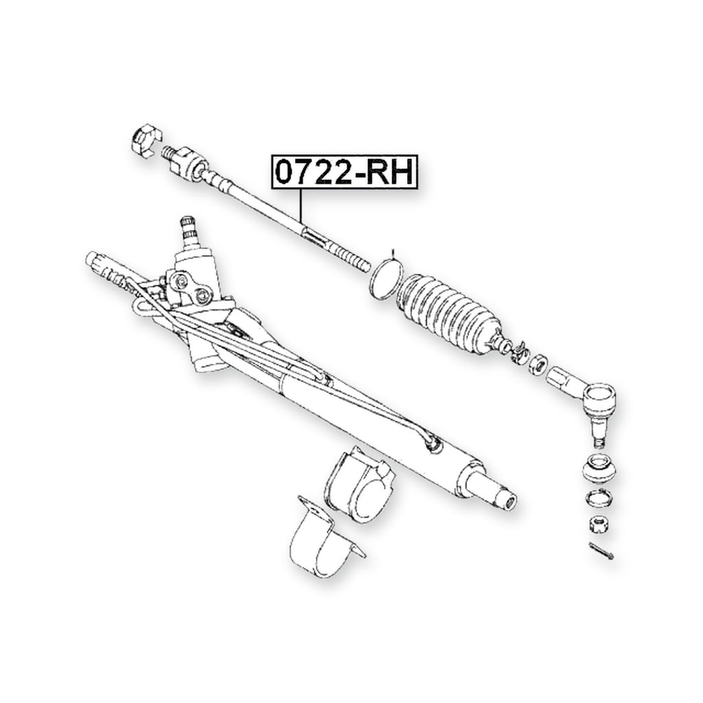 Honda Hr-V 3D Front Steering Tie Rod