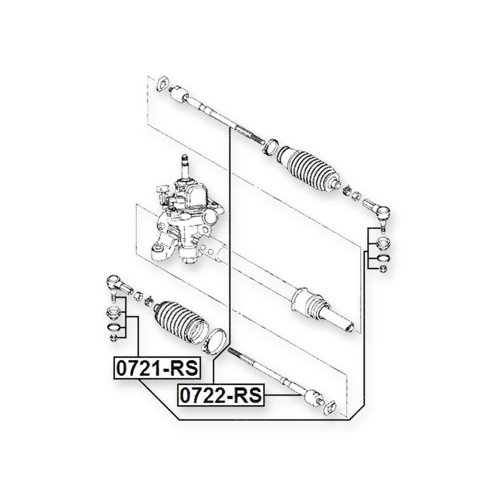 Suzuki Splash Front Steering Tie Rod 2008-2015
