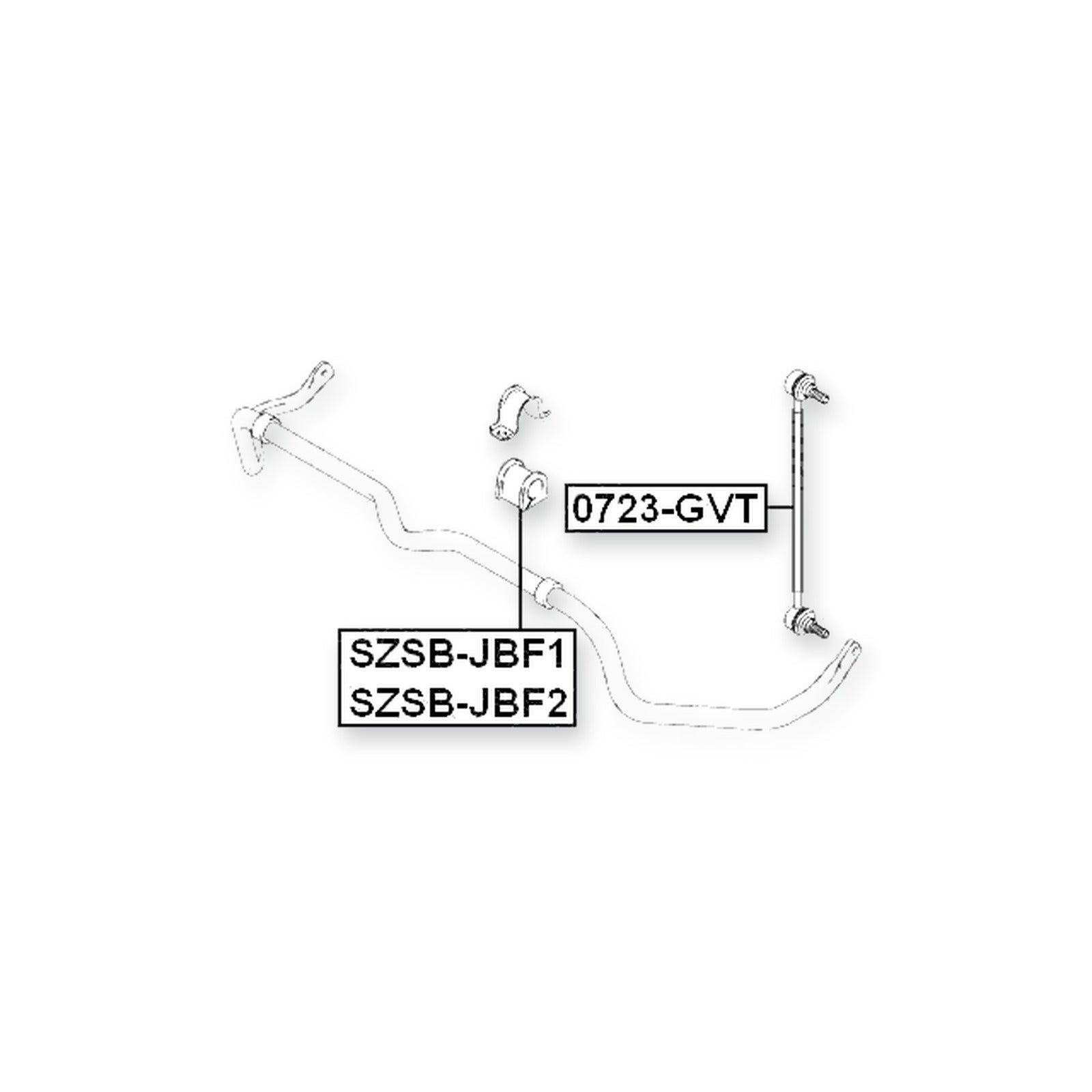 Suzuki Grand Vitara JB416X Front Sway Bar Link 2006-2014