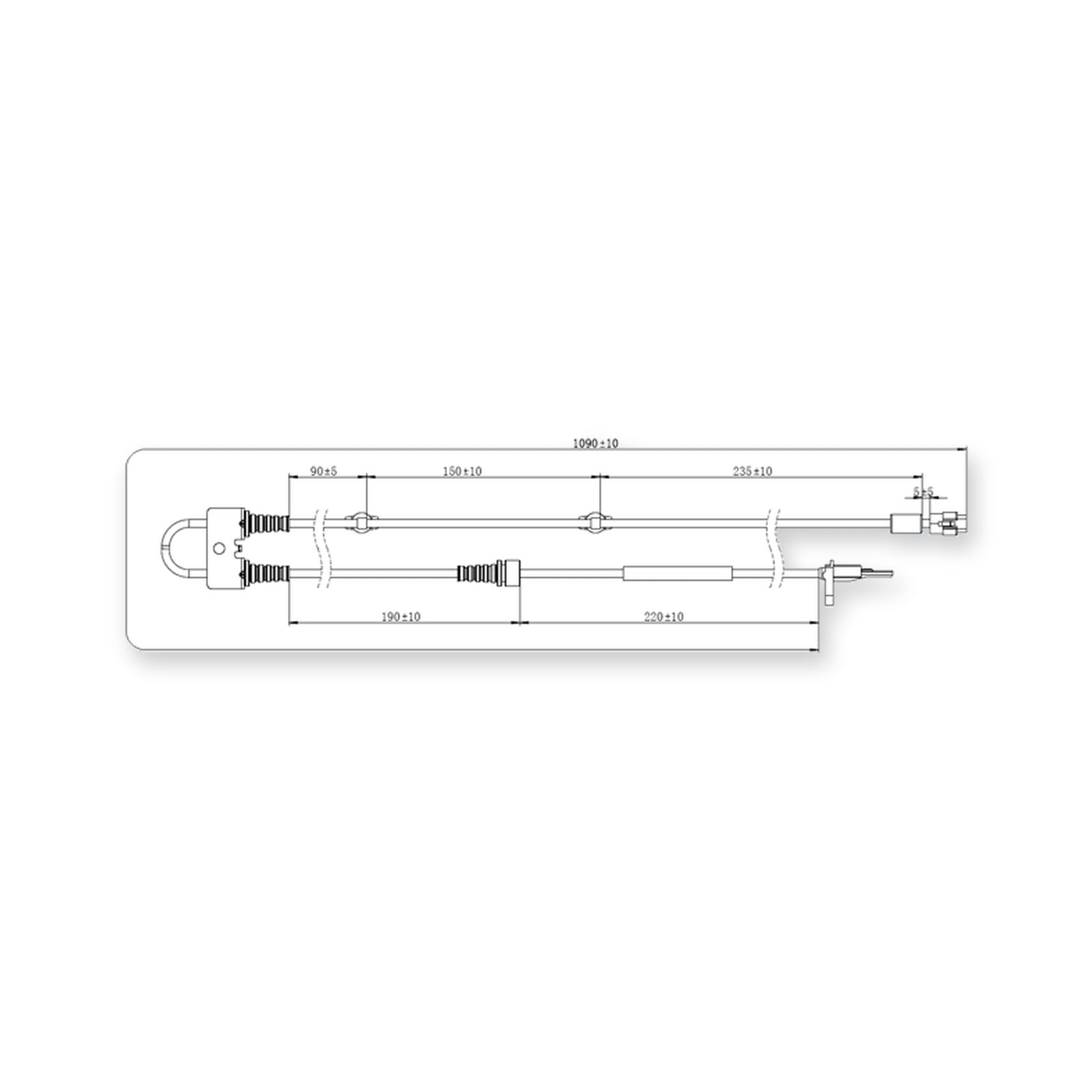 Fiat Sedici Front Left Abs Sensor