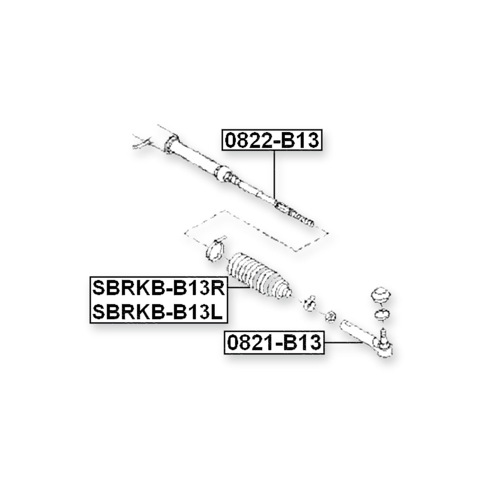 Subaru Ascent/Evoltis W11 Front Steering Tie Rod End