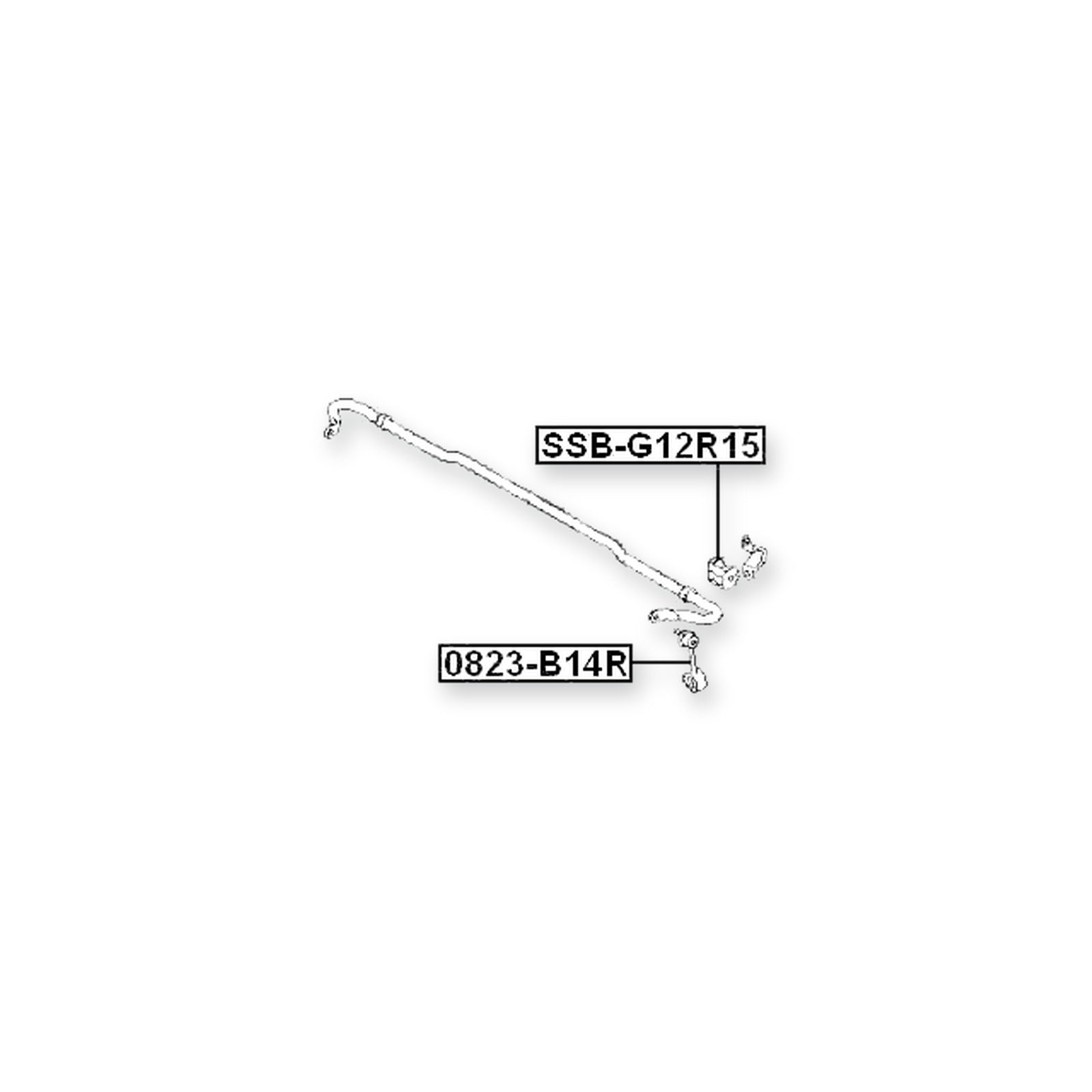 Subaru Forester S12 Rear Sway Bar Link