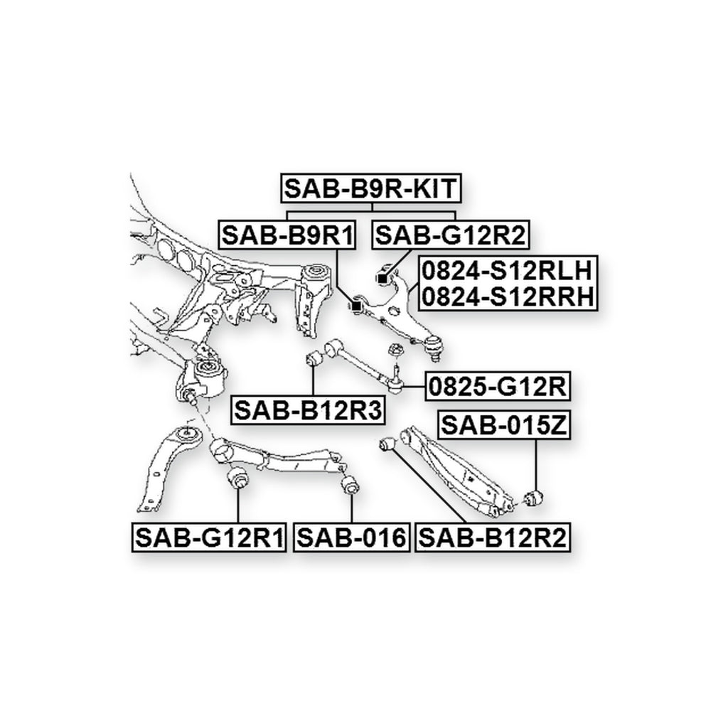 Subaru Forester S12 Rear Right Control Arm