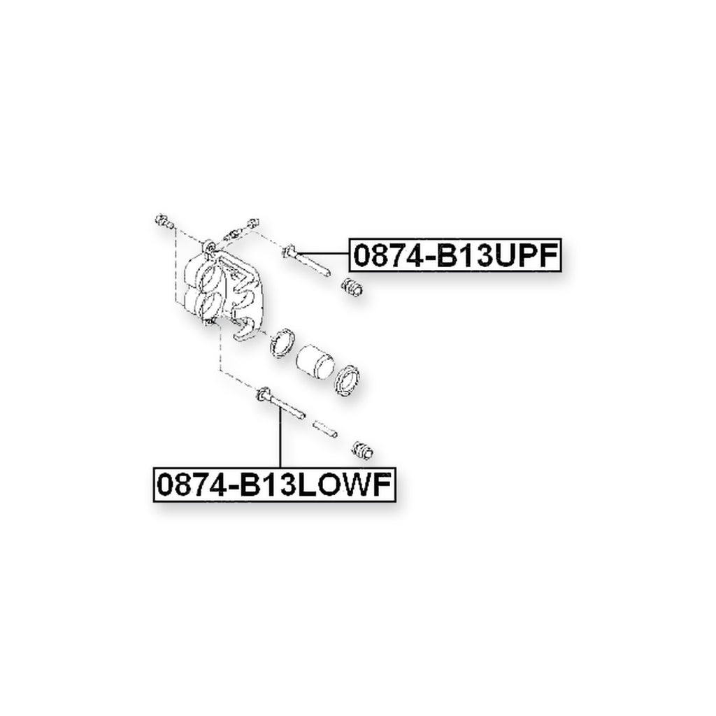 Subaru Baja B12 Front Upper Caliper Slide Pin