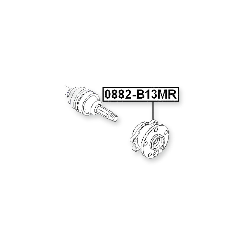Subaru Impreza G11 Rear Wheel Hub
