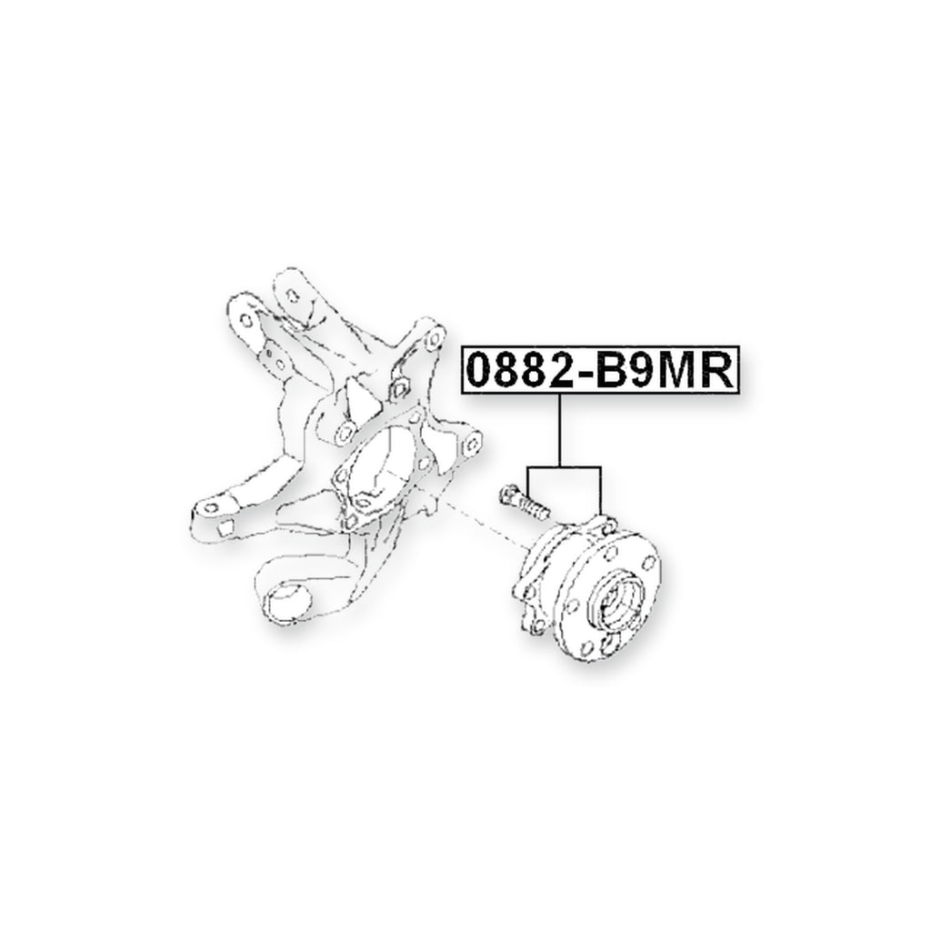 Subaru Tribeca W10 Rear Wheel Hub